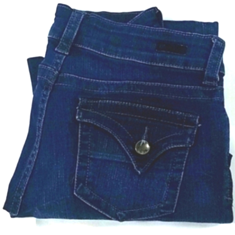 KUT FROM THE KLOTH CAPRI BERMUDA DARK WASH PREOWNED GIRLS JEANS 4x18 - Picture 7 of 7